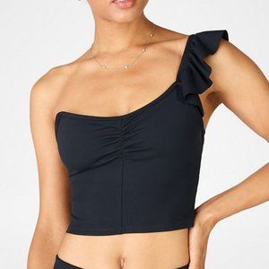 NWT Fabletics Mellie Ruffle Top M